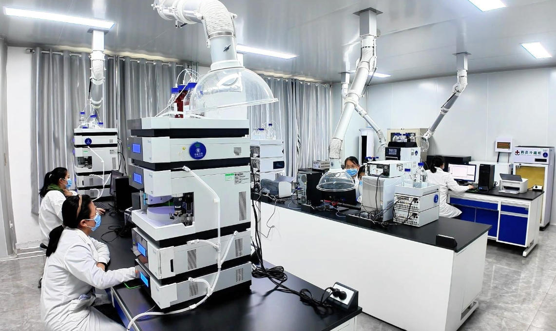 鑫煜制藥檢驗中心。受訪企業(yè)供圖