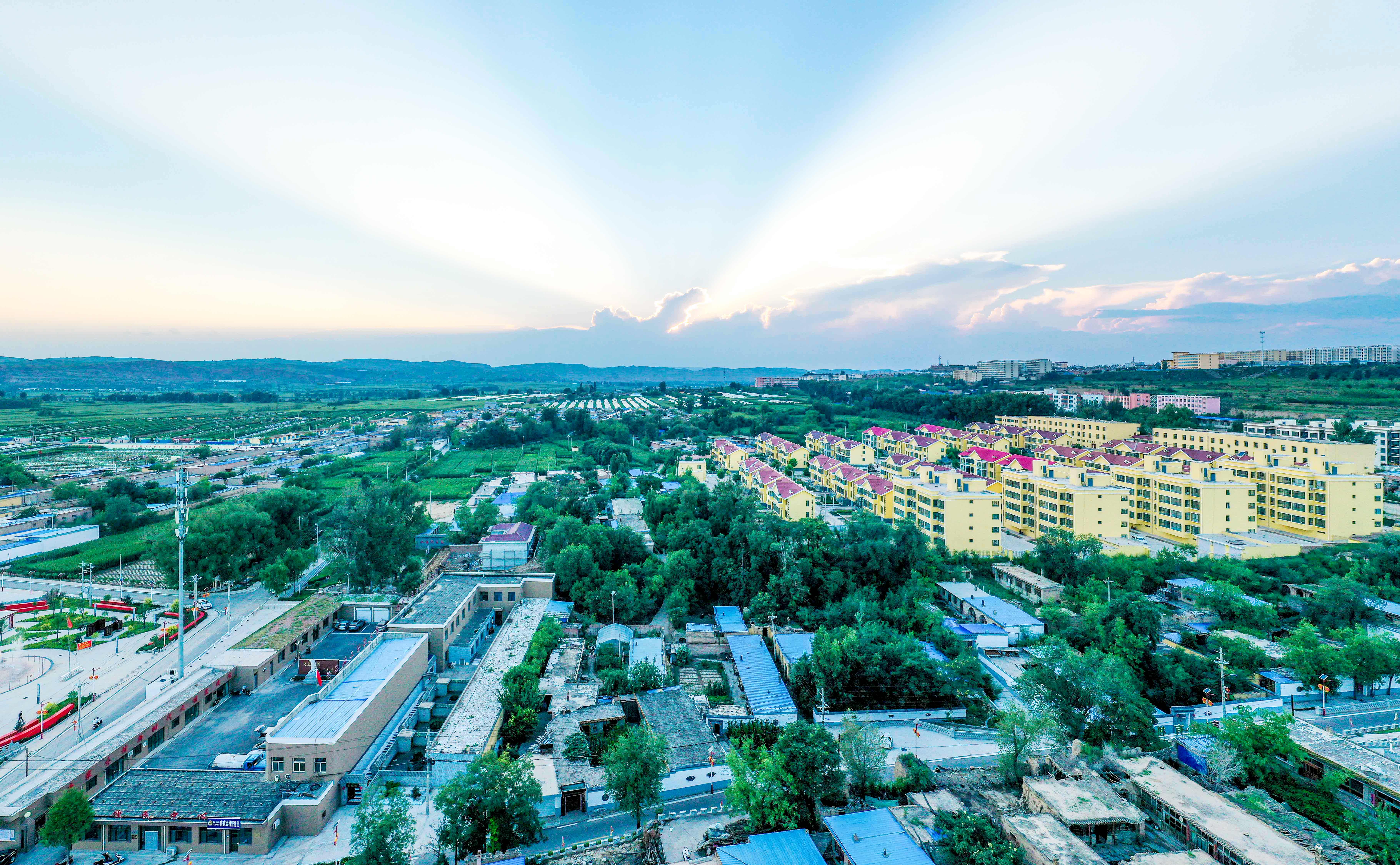黃河岸邊的美麗村莊——唐家會(huì)村。